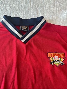 Cooperstown Dreams Park Little Majors #13 Red Adult Men's Medium Baseball Jersey